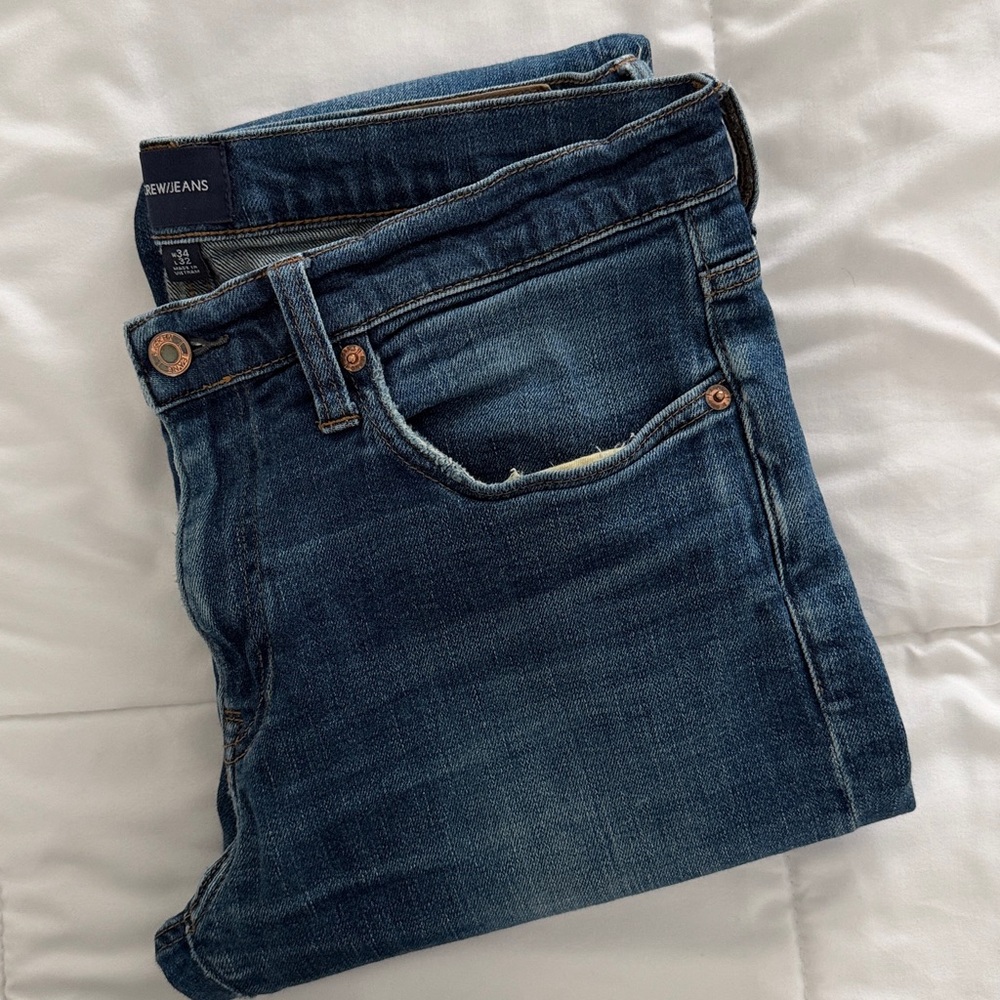 J. Crew Men's J5025 slim fit denim jeans‎ size 34/32